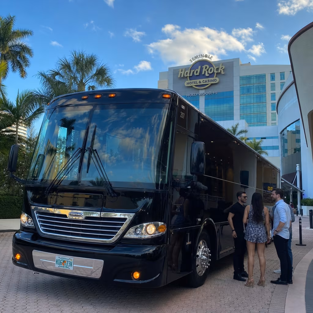 Rent a Bus to Seminole Hard Rock Hollywood