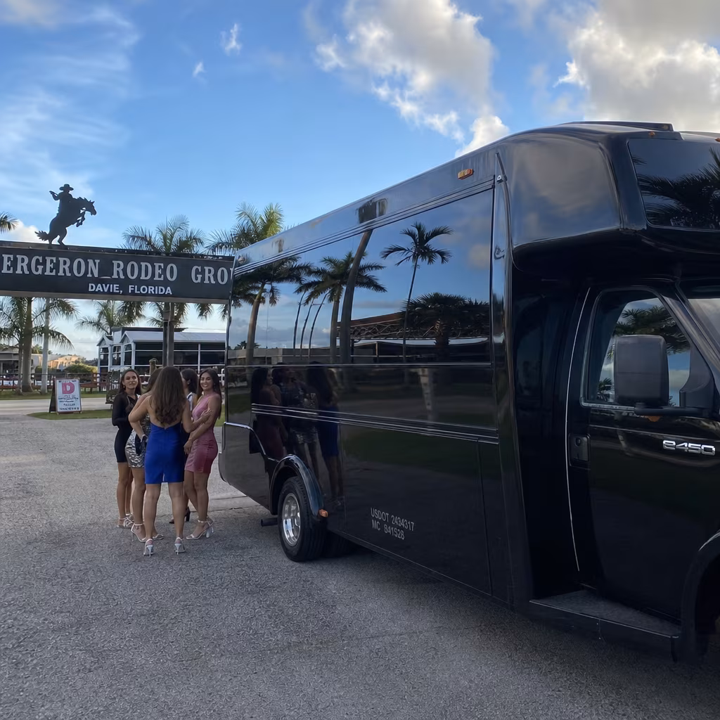 Rent a Bus to Bergeron Rodeo Grounds