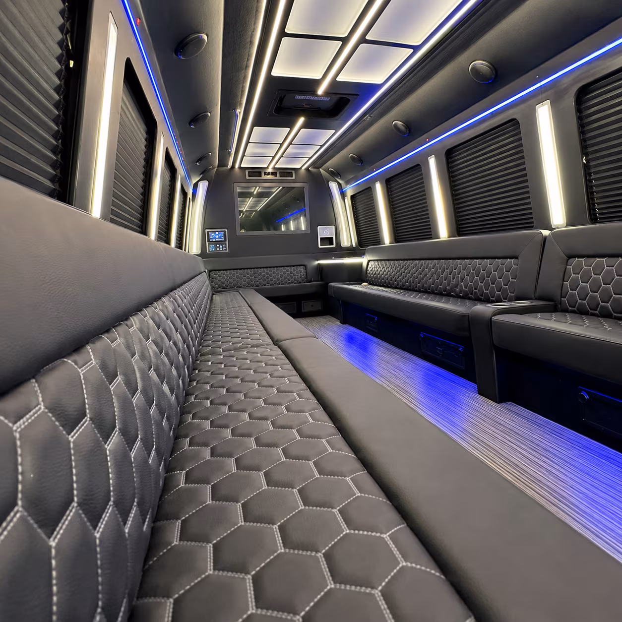 Davie Bachelor & Bachelorette Transportation onboard seating