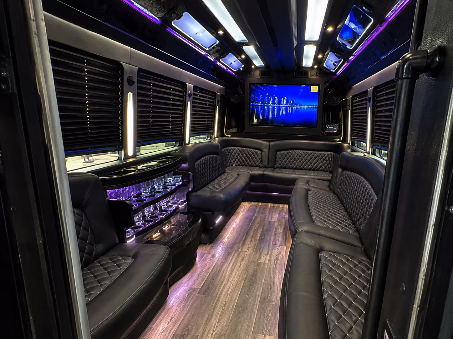 Davie Bachelor & Bachelorette Transportation party bus exterior
