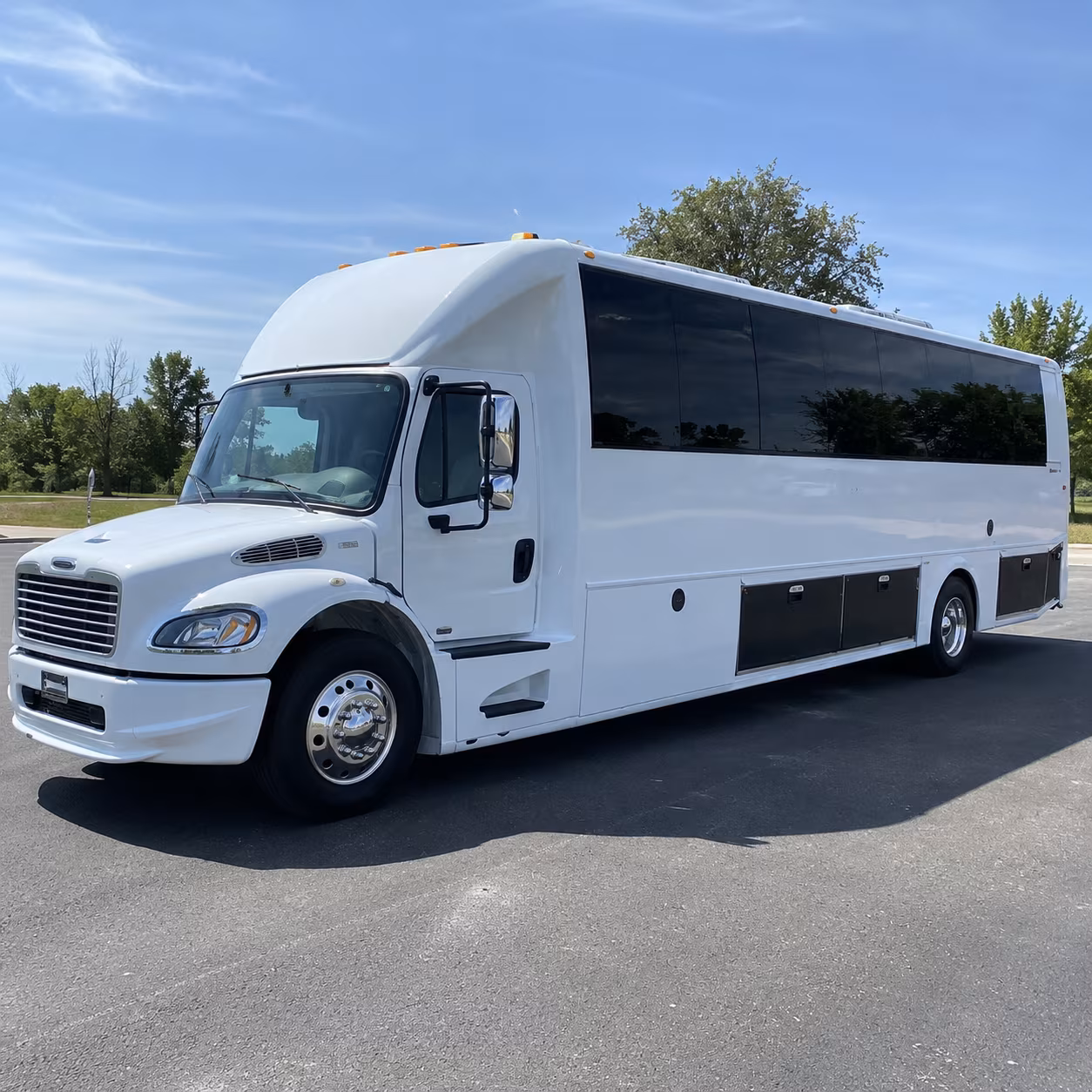 Davie Prom & Homecoming Transportation party bus exterior