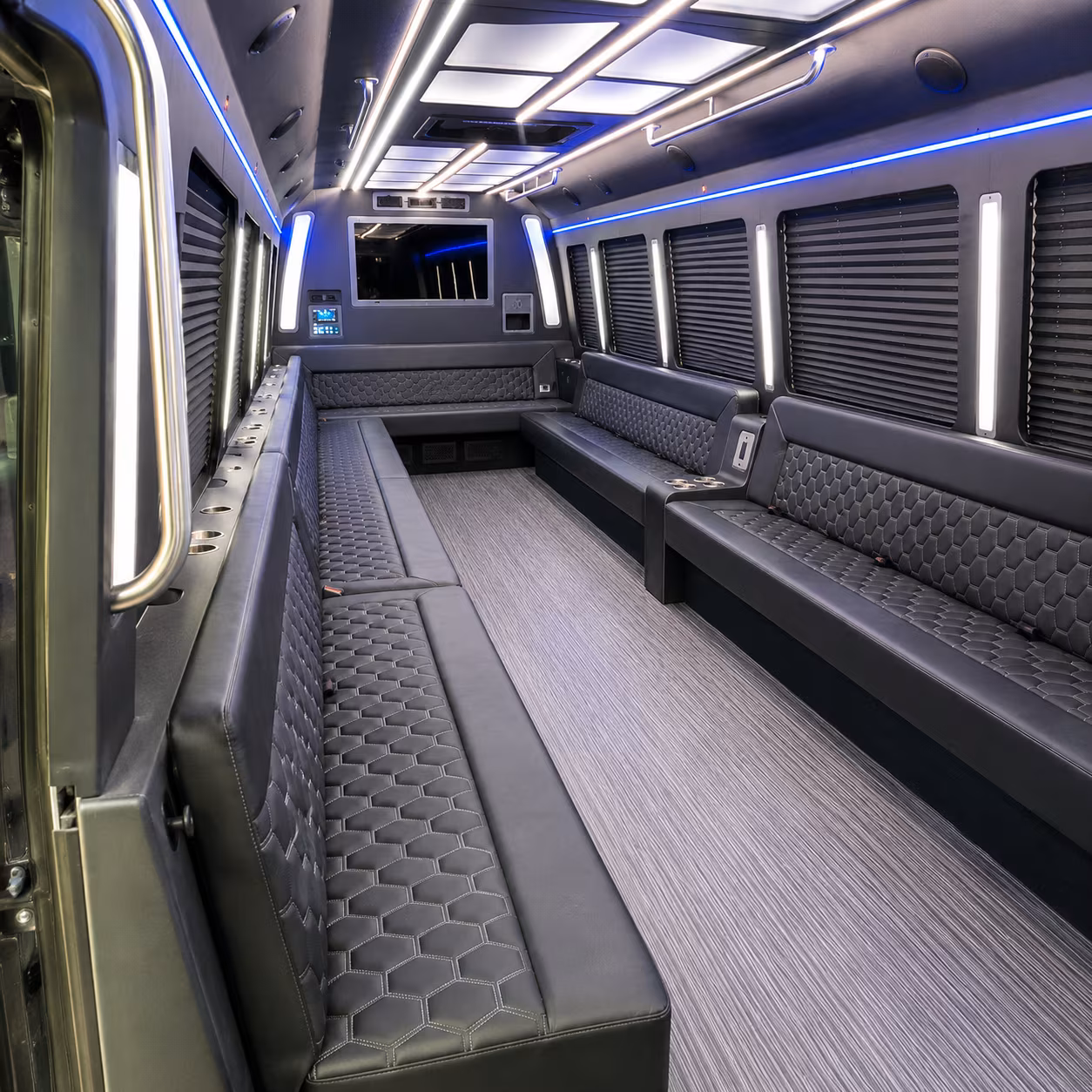 Davie Prom & Homecoming Transportation party bus exterior