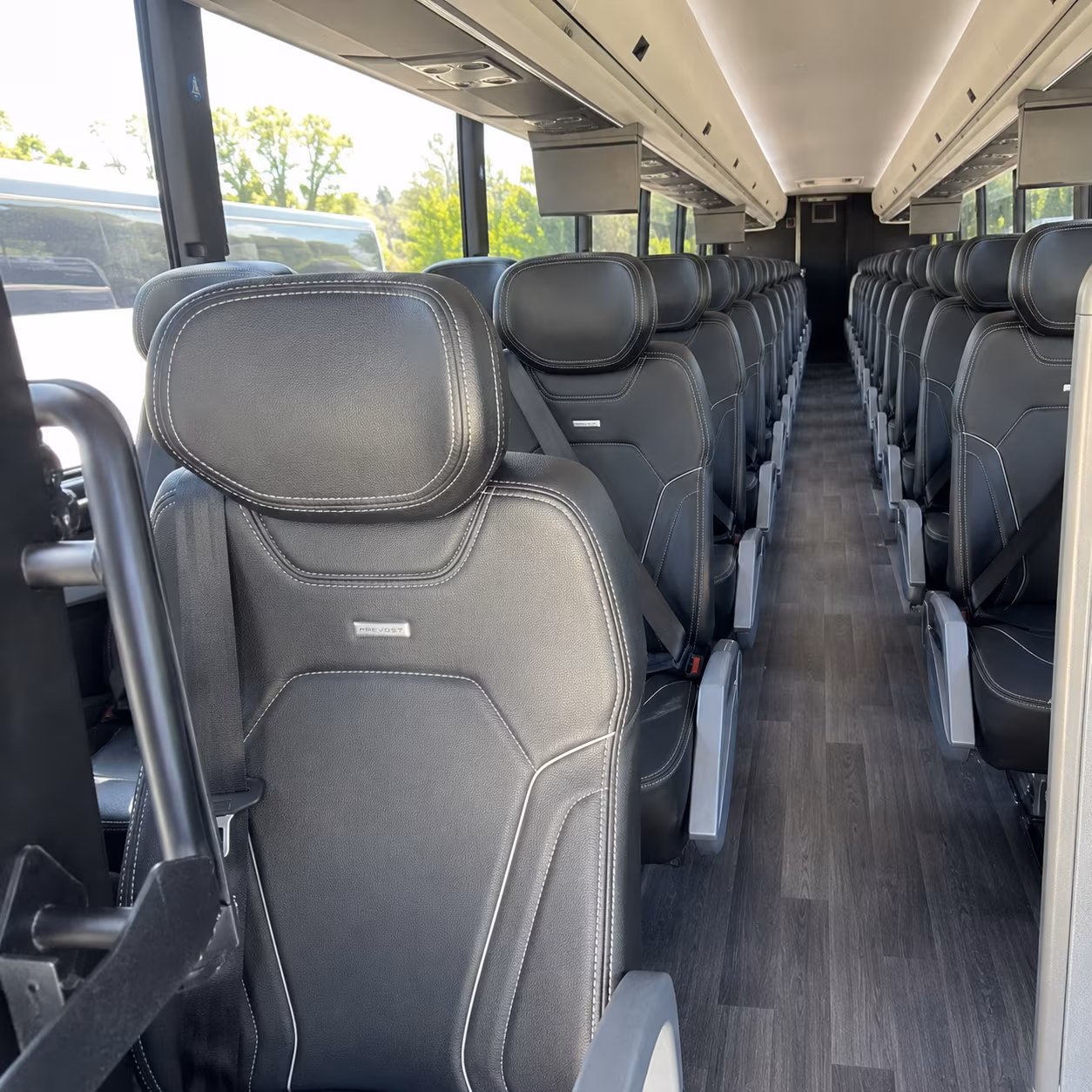 Davie School Event Transportation party bus exterior