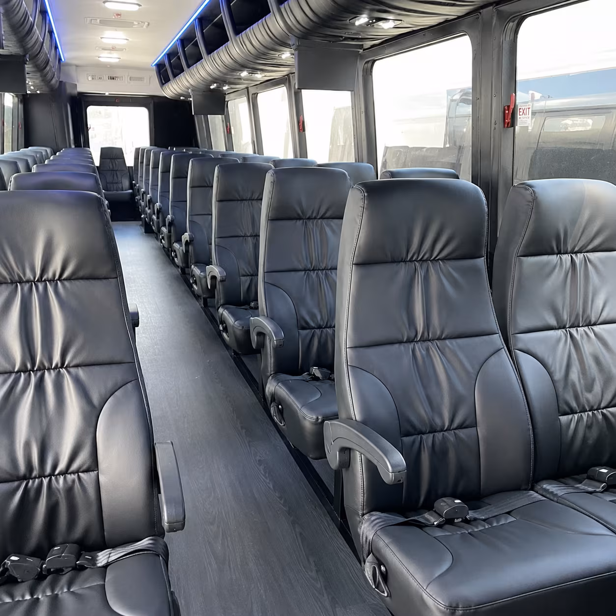Davie School Event Transportation party bus exterior
