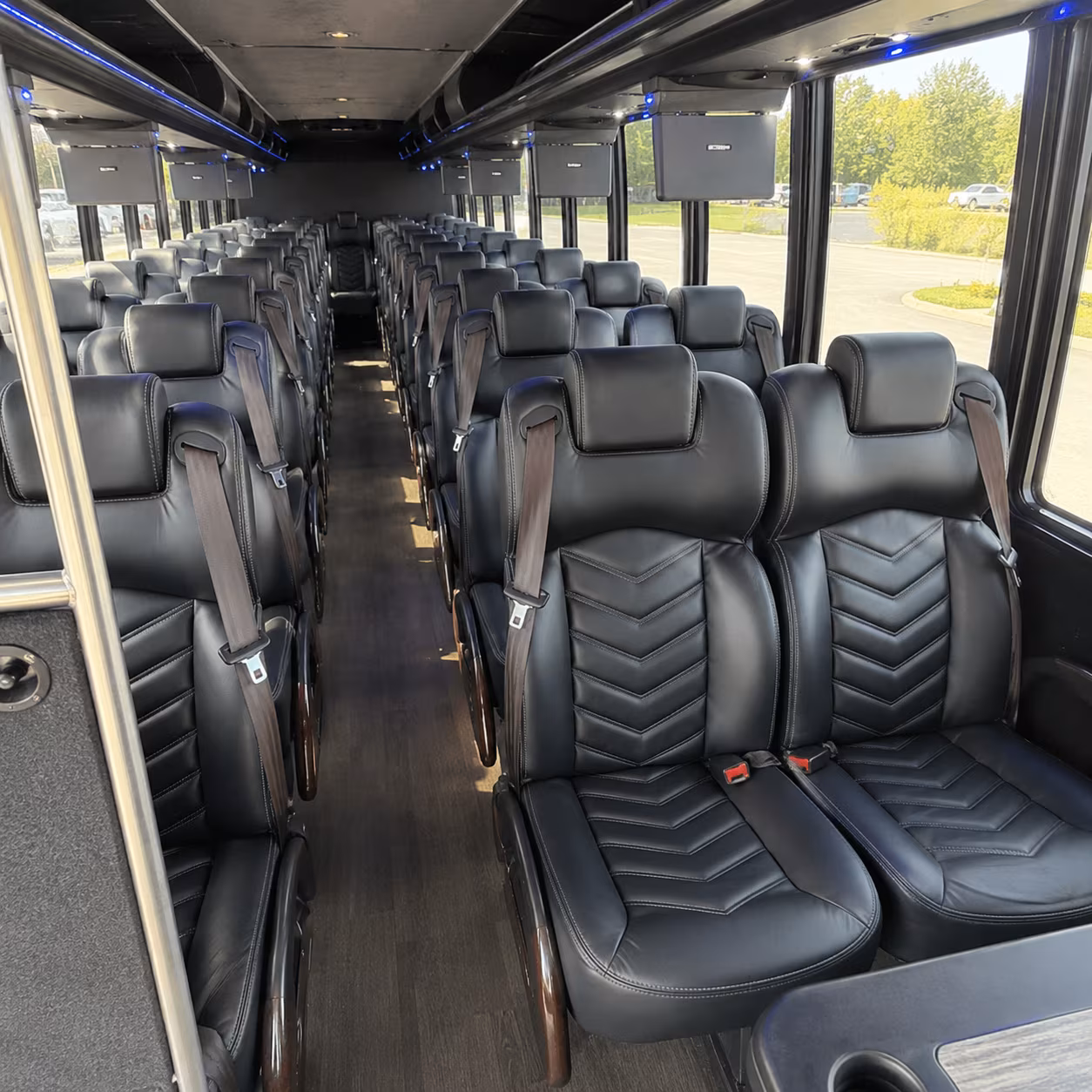 Davie School Event Transportation onboard seating