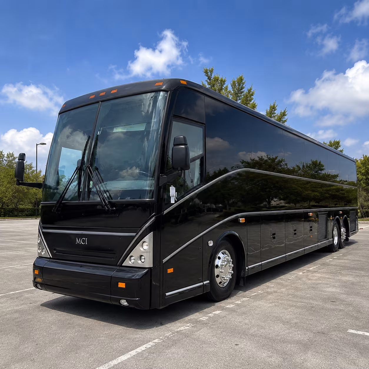 Davie School Event Transportation party bus interior