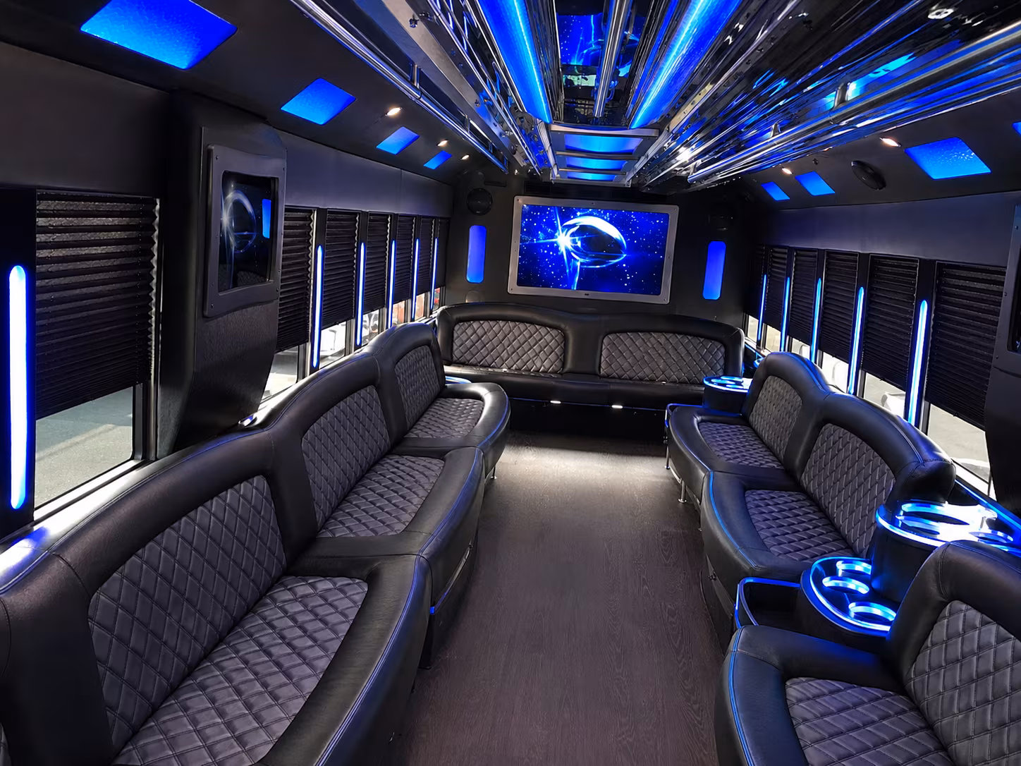 Davie Sporting Event Transportation party bus exterior