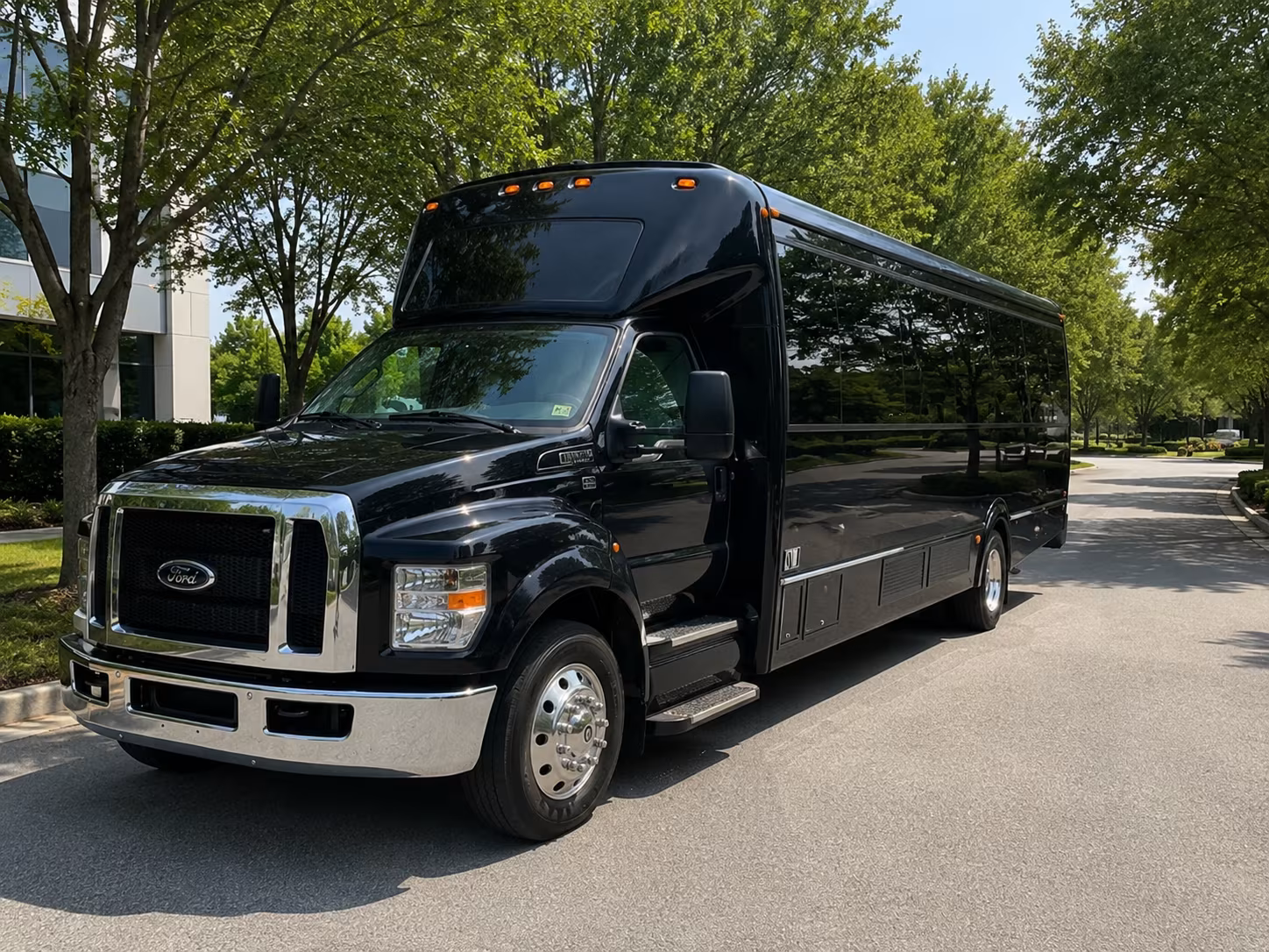 Davie Sporting Event Transportation party bus exterior