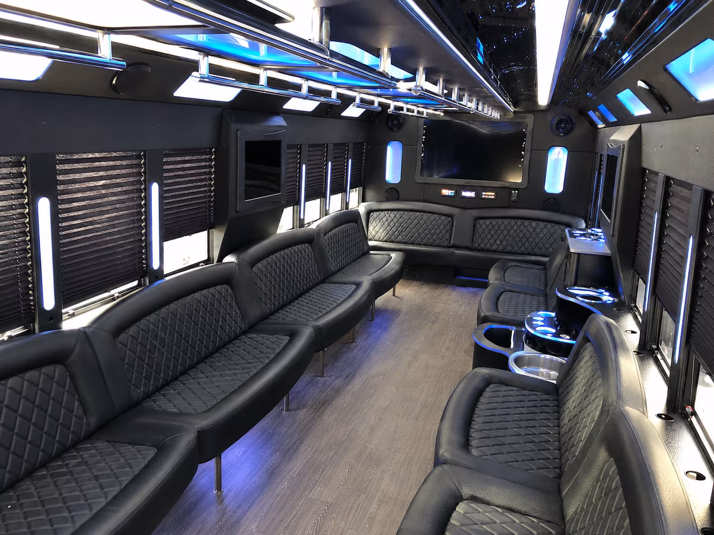 Davie Sporting Event Transportation onboard seating