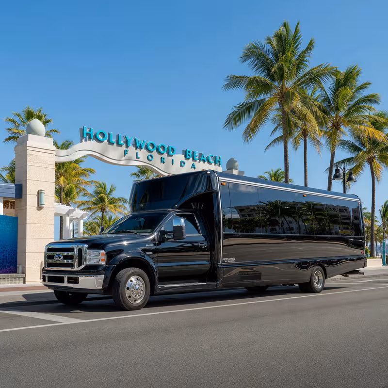 Hollywood Party Bus Rental