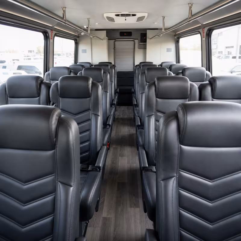 15-35 Passenger Minibus Inside