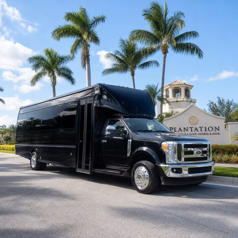 Plantation Party Bus Rental
