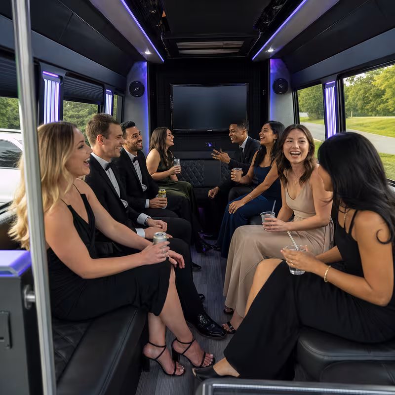 Davie Prom & Homecoming Transportation fleet vehicle
