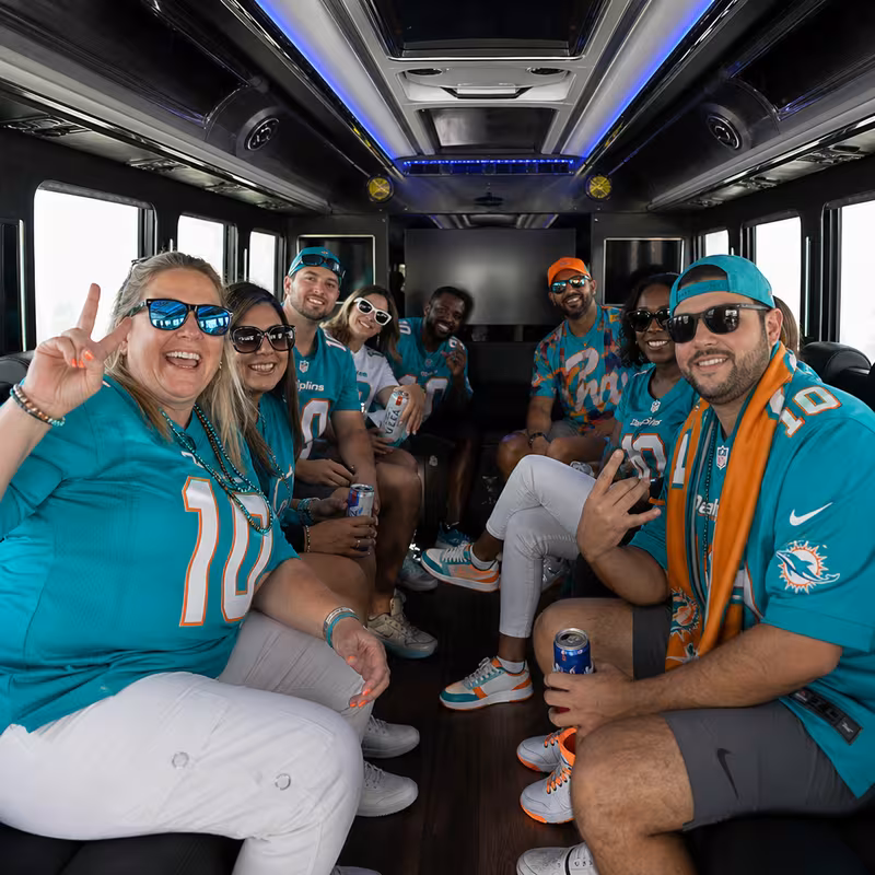 Davie Sporting Event Transportation fleet vehicle