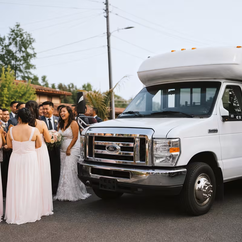 Davie Wedding Transportation fleet vehicle