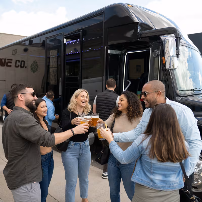 Davie Winery & Brewery Tour Transportation fleet vehicle