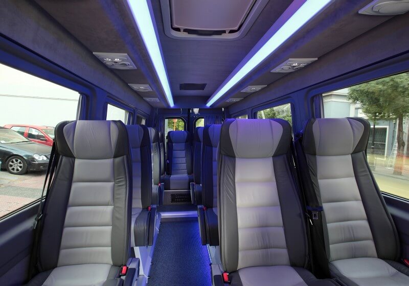 Coral Springs 18 Passenger Van/Minibus Interior