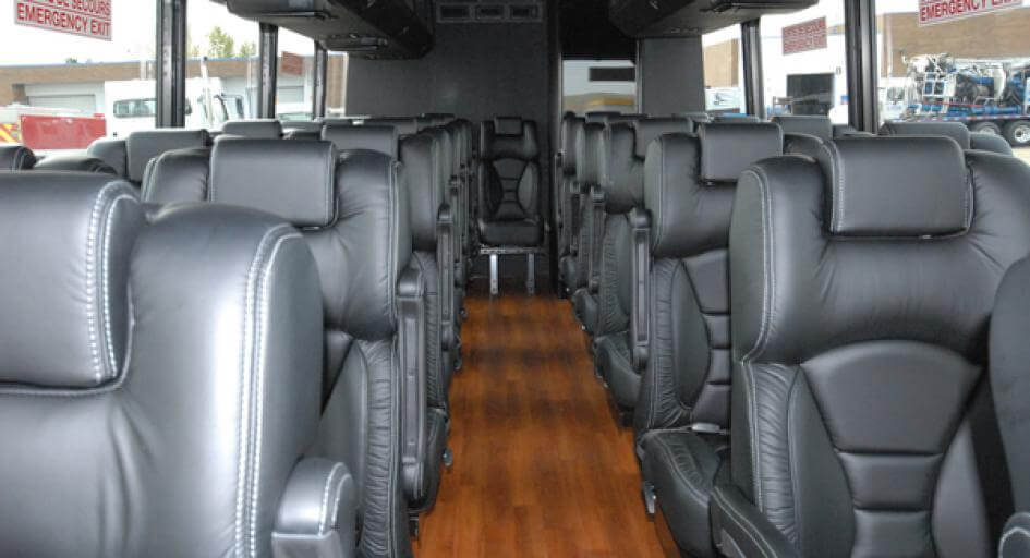 Boynton Beach 20 Passenger Minibus Interior