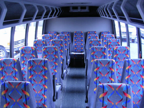 Davie 24 Passenger Mini Bus Interior