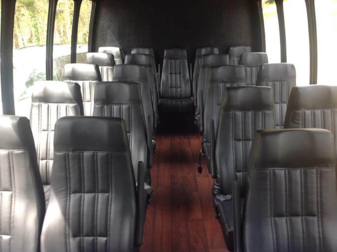 Deerfield Beach 30 Passenger Shuttle Bus Interior